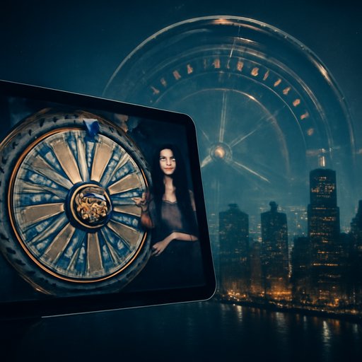 dk game roulette wheel on tablet